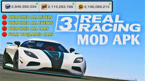 Real Racing 3 (Mod) Apk Unlimited Gems and Money.